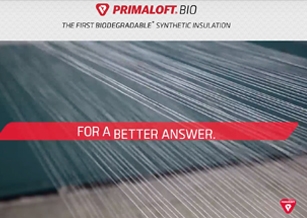 完全使用回收材料制成可自然降解的 Primaloft Bio 面世